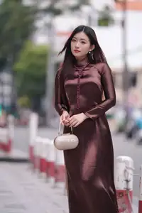 Elegant Modern Ao Dai Beauty Captivates on City Streets | Graceful & Alluring 1000025274 - image 10