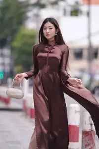 Elegant Modern Ao Dai Beauty Captivates on City Streets | Graceful & Alluring 1000025274 - image 14