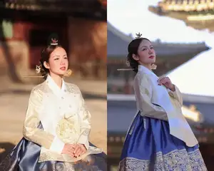 Phuong Ly Transforms into a Regal Korean Consort in Exquisite Hanbok at Ancient Palace - image 8