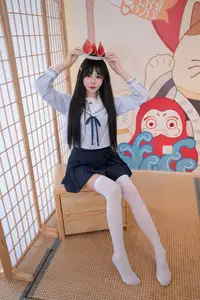 Charming Schoolgirl in Uniform: A Glimpse into Summer Reverie - image 49