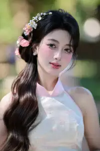 Discover the gentle charm of an Asian beauty in elegant attire, exuding grace and allure 1000025175 - image 10