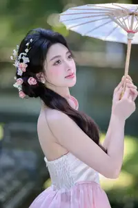 Discover the gentle charm of an Asian beauty in elegant attire, exuding grace and allure 1000025175 - image 9