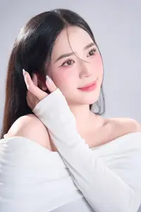 Serene Beauty of a Gentle Girl Explore Pure Charm and Dreamy Aura in a Minimalist Portrait - image 4