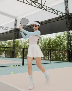 Vietnamese Celebs Slay the Pickleball Court in Trendy Athletic Wear - image 1