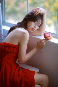 YITUYU Art Language 2024.06.16: Capturing the Elegance of Zhang Yanqiu in Pomegranate Themes - image 0