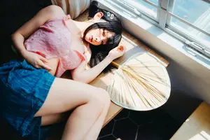 Coser Chunmomo's Dreamy Selfie Moments Part02: Captivating Beauty by the Window - image 6