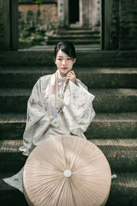VGU No.157: The Grace of Traditional Vietnamese Ao Dai Blending with Ancient Cultural Heritage - image 5
