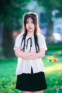 Radiant Youth: Vietnamese Girl's Bright Smile with Pinwheel in Golden Sunlight - image 8