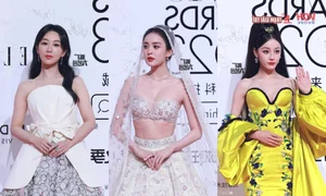 Top C-Drama Stars Shine at the 2024 Drama Quality Ceremony Red Carpet - image 9