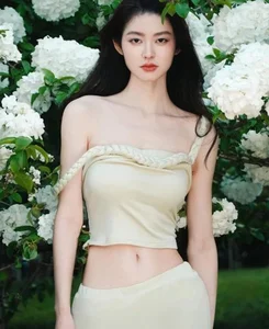 Stunning Outdoor Photography: Capturing Natural Beauty and Bold Fashion in Serene Stream Settings - image 0