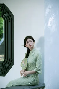 Elegant Modern Cheongsam Fashion by Qu Qi: YiTuYu Art Language Vol.9352 - A Stunning Collection of Fresh Qipao Style and Artistic Photography - image 16