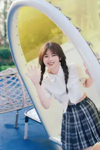 Pao Fu Xiao Fang's Radiant Youth: School Uniform at Dynamic Playground | YiTuYu Vol.8569 - image 15