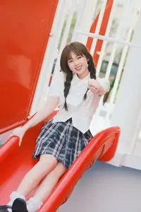 Pao Fu Xiao Fang's Radiant Youth: School Uniform at Dynamic Playground | YiTuYu Vol.8569 - image 14