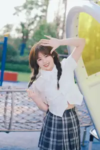 Pao Fu Xiao Fang's Radiant Youth: School Uniform at Dynamic Playground | YiTuYu Vol.8569 - image 16