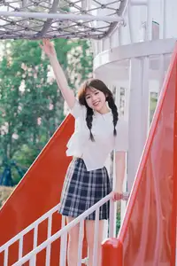 Pao Fu Xiao Fang's Radiant Youth: School Uniform at Dynamic Playground | YiTuYu Vol.8569 - image 12