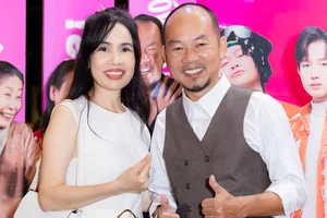 Ly Hai and Minh Ha Family Shine in Coordinated Red Carpet Outfits - image 1