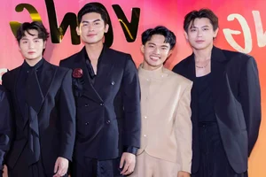 Ly Hai and Minh Ha Family Shine in Coordinated Red Carpet Outfits - image 2