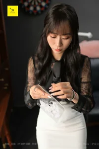 Elegant Chinese Model Meixi in IESS Cafe Fantasy Series - image 112