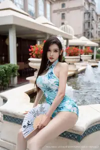 Li Li Sha: Elegant Cheongsam Goddess in XingYan Vol.412 Photoshoot - image 15