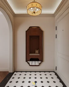 Sophisticated 110m2 Euro-American Interior Design for Begonia House at Lumiere Smart City - image 9