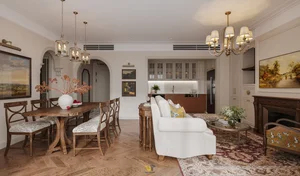 Sophisticated 110m2 Euro-American Interior Design for Begonia House at Lumiere Smart City - image 13