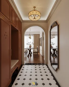 Sophisticated 110m2 Euro-American Interior Design for Begonia House at Lumiere Smart City - image 8