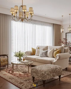 Sophisticated 110m2 Euro-American Interior Design for Begonia House at Lumiere Smart City - image 20