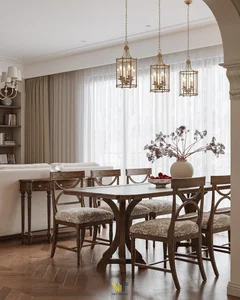 Sophisticated 110m2 Euro-American Interior Design for Begonia House at Lumiere Smart City - image 5