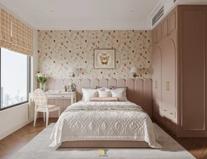 Sophisticated 110m2 Euro-American Interior Design for Begonia House at Lumiere Smart City - image 25