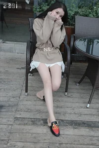 IESS Silk Bento 035: Model YY in Ultra-Thin Stockings and Leather Slippers - image 25