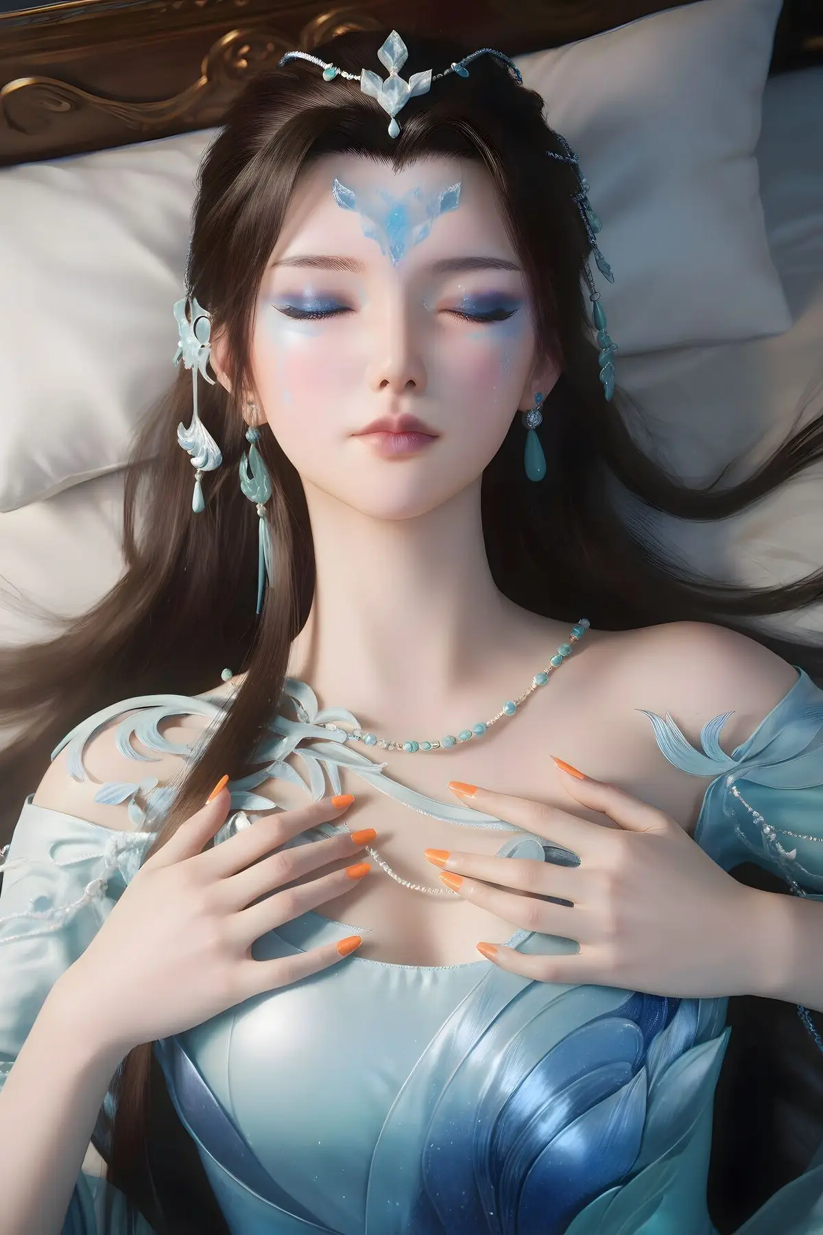 Qingshuang Xianjun AI Generated: Ethereal Beauty from Xian Ni Part01