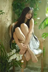 VGU No.190: Ethereal Beauty: Long-Haired Woman Amidst a Dreamy Indoor Garden Sanctuary - image 6
