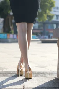 Wan Ping for IESS: Sophisticated Urban Style in the Black Hip-Hugging Skirt Collection - image 80