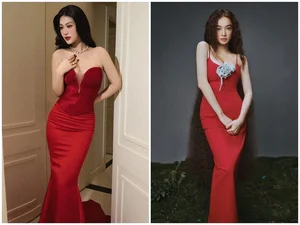 Glamour Face-Off: Comparing the Stunning Style of Miss Grand Vietnam Thien An and Actress Kaity Nguyen - image 6