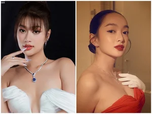 Glamour Face-Off: Comparing the Stunning Style of Miss Grand Vietnam Thien An and Actress Kaity Nguyen - image 4