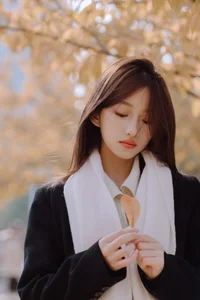 Ethereal Beauty in the Park: Yu Er in Art Language Vol.6251 - image 3