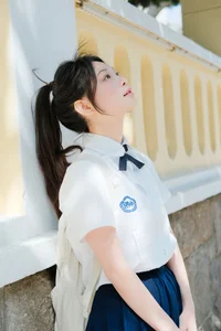 Artistic Portrait Photography: Elegant Side Profile Aesthetics in YiTuYu Art Language Vol.9333 featuring Model Ai Pai Ce Lian De Xiao Xiang - image 14