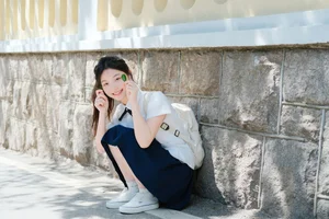 Artistic Portrait Photography: Elegant Side Profile Aesthetics in YiTuYu Art Language Vol.9333 featuring Model Ai Pai Ce Lian De Xiao Xiang - image 18