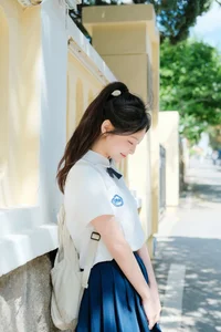 Artistic Portrait Photography: Elegant Side Profile Aesthetics in YiTuYu Art Language Vol.9333 featuring Model Ai Pai Ce Lian De Xiao Xiang - image 12