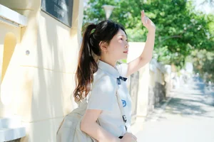 Artistic Portrait Photography: Elegant Side Profile Aesthetics in YiTuYu Art Language Vol.9333 featuring Model Ai Pai Ce Lian De Xiao Xiang - image 17