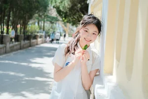 Artistic Portrait Photography: Elegant Side Profile Aesthetics in YiTuYu Art Language Vol.9333 featuring Model Ai Pai Ce Lian De Xiao Xiang - image 10