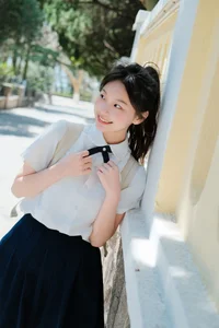 Artistic Portrait Photography: Elegant Side Profile Aesthetics in YiTuYu Art Language Vol.9333 featuring Model Ai Pai Ce Lian De Xiao Xiang - image 5