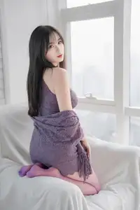 Coser Xuan Xiao Xue Jie Part 02: Discover Alluring Beauty in a Seductive Purple Outfit. - image 17