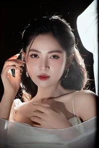 Ethereal elegance in white: A cinematic portrait - image 16