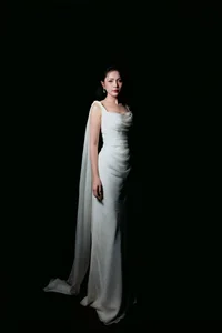 Ethereal elegance in white: A cinematic portrait - image 6