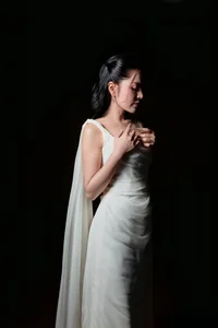 Ethereal elegance in white: A cinematic portrait - image 9