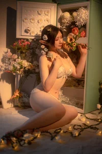 Stunning Zyra Aki Cosplay Photography: The Blossoms Series (繁花) - Elegant Traditional Aesthetic Portraits and High-Quality Fashion Inspiration - image 5