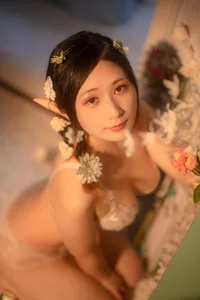 Stunning Zyra Aki Cosplay Photography: The Blossoms Series (繁花) - Elegant Traditional Aesthetic Portraits and High-Quality Fashion Inspiration - image 22