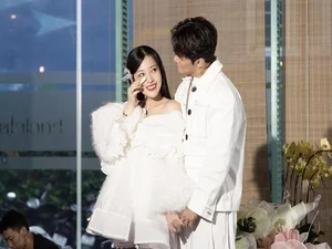 Comedian Puka and Gin Tuấn Kiệt: Stylish Maternity Moments and Sweet Couple Highlights - image 6