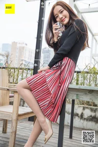 Elegant Chinese Model Wan Ping in IESS Succulent Garden Collection - image 166